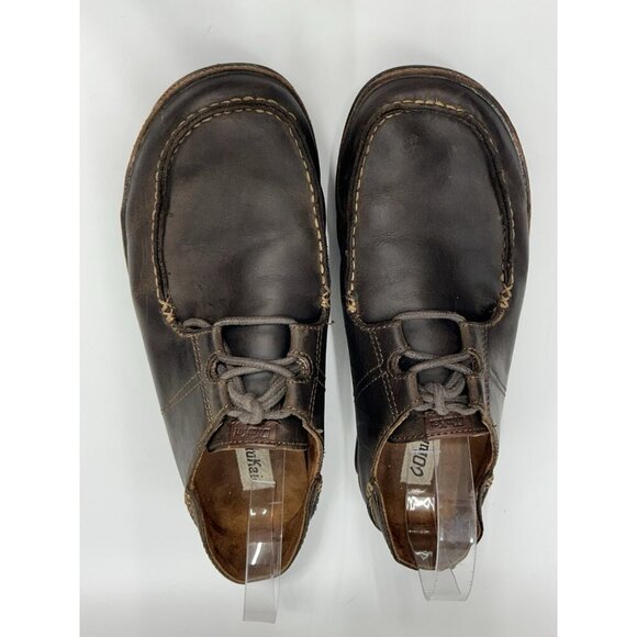 Olukai Ohana Lace-Up Shoes Mens Size 11 Nubuck Leather Casual Comfort 10171-6333 main image 3